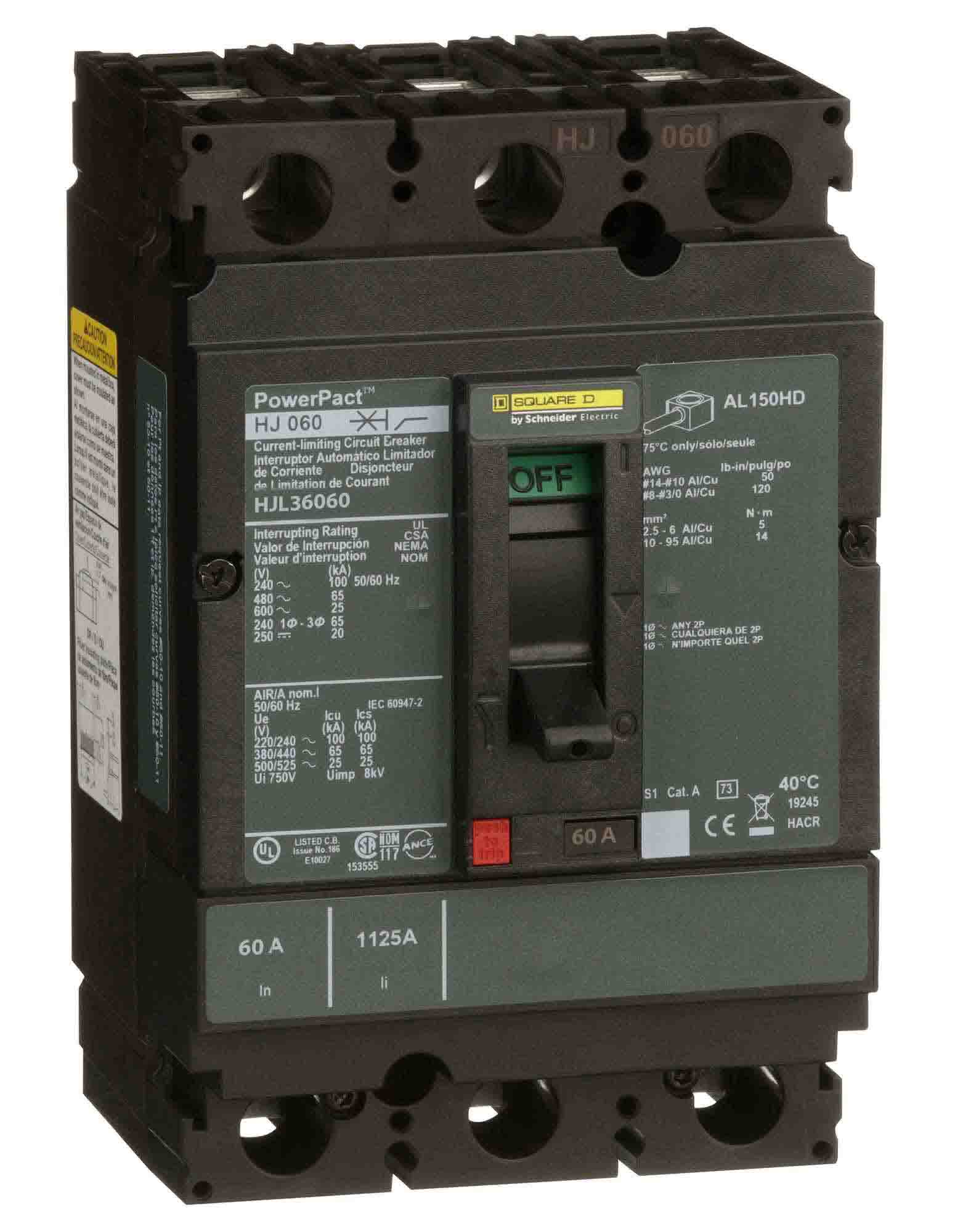 HJL36060 - Square D - Molded Case Circuit Breaker – SimplyBreakers.com