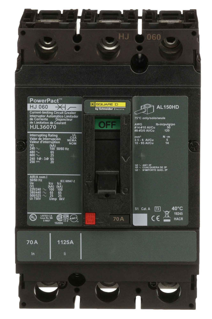 HJL36070 - Square D - Molded Case Circuit Breaker – SimplyBreakers.com