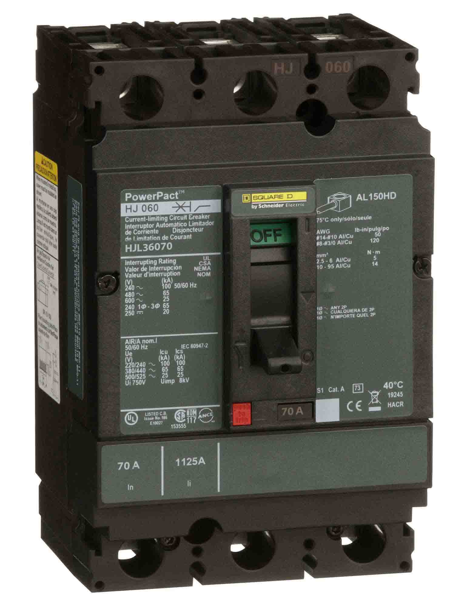 HJL36070 - Square D - Molded Case Circuit Breaker – SimplyBreakers.com