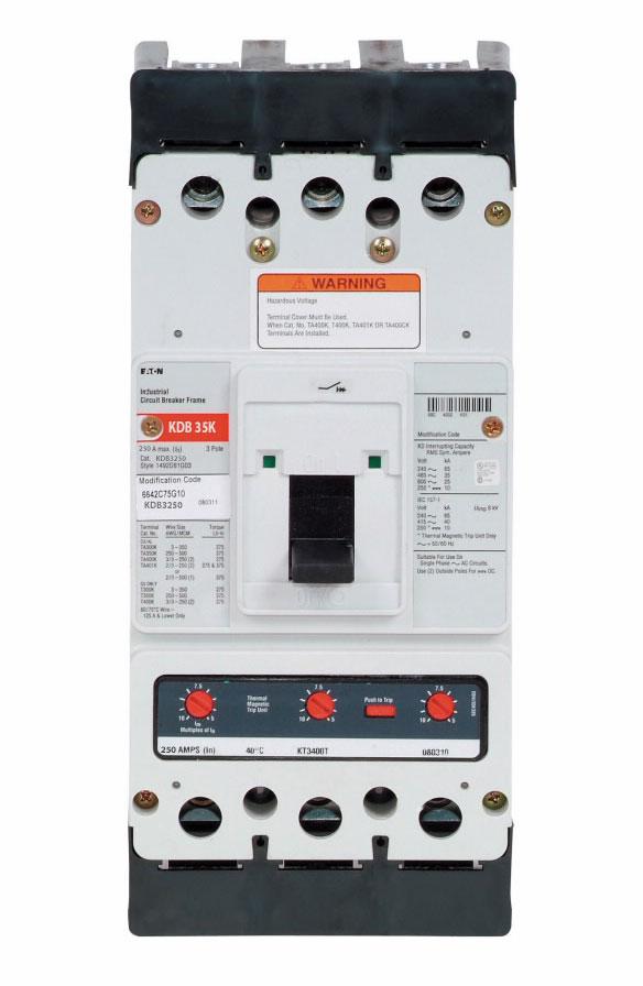 KDB3250Y - Eaton Molded Case Circuit Breakers