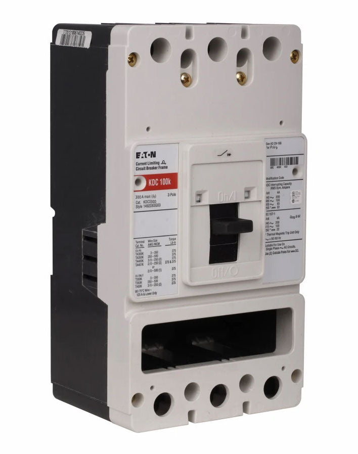 Kd3300 KDC3300W - Eaton - Molded Case Circuit Breaker – SimplyBreakers.com