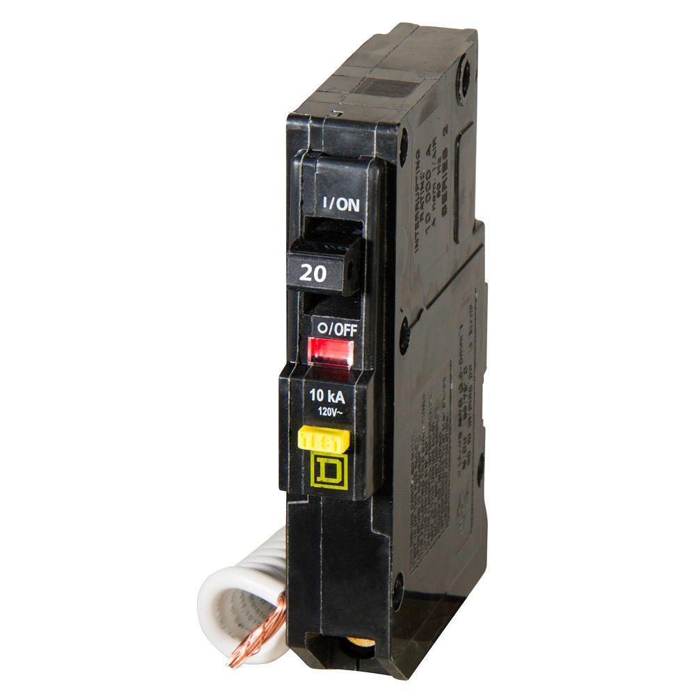 QO120GFI - Square D - 20 Amp GFCI Circuit Breaker