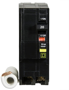 QO220GFI - Square D 20 Amp Double Pole GFCI Circuit Breaker