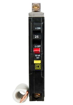 QOB125GFI - Square D 25 Amp Single Pole GFCI Bolt-On Circuit Breaker