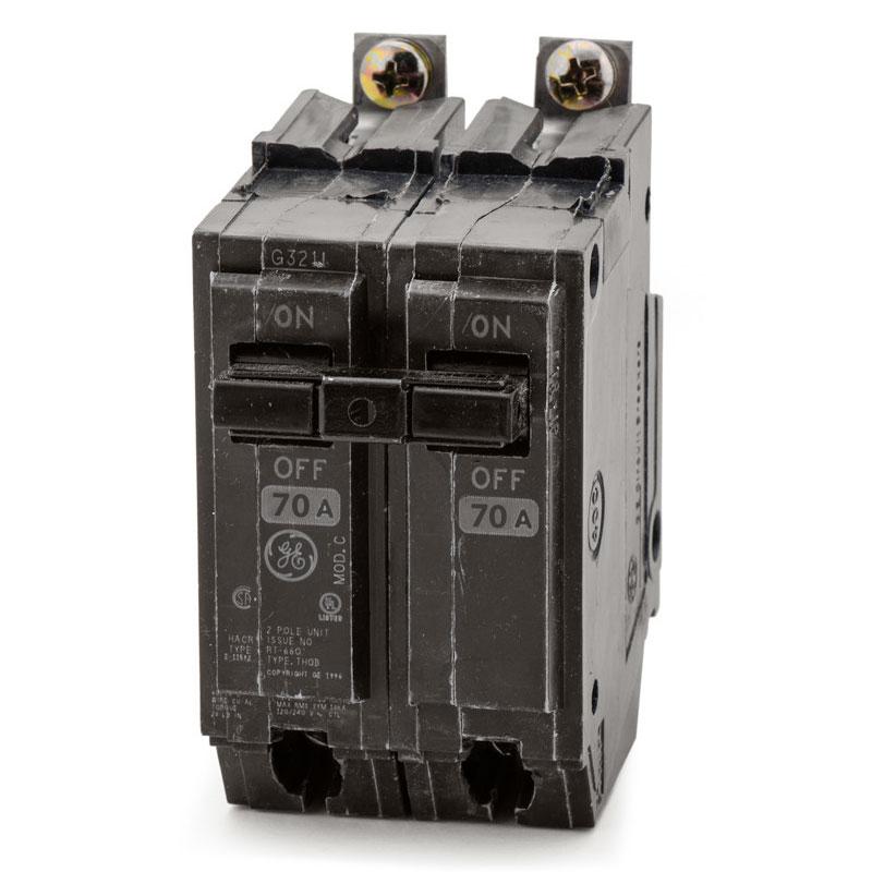 1-General Electric THQL2170 70-Amp 2-Pole 120/240VAC Breaker NNT 1-General Electric THQL2170 70-Amp 2-Pole 120/240VAC Breaker NNT