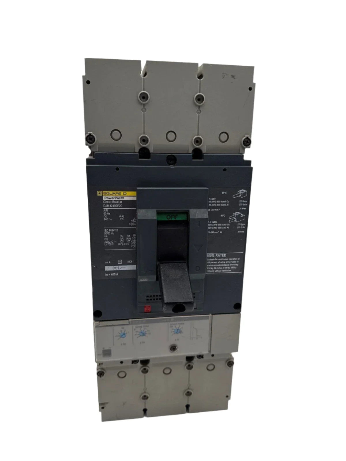 DJM32400E20 - Square D - Molded Case Circuit Breaker