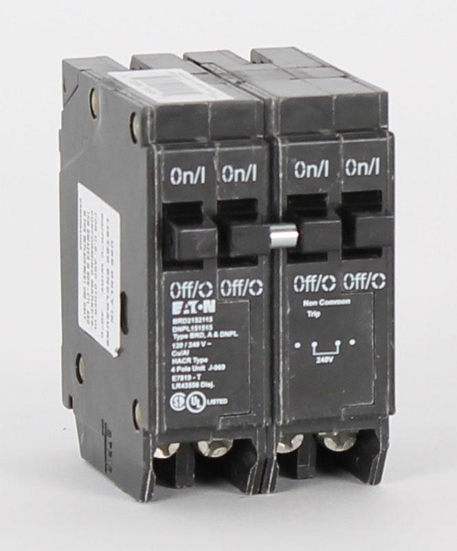 BR151515 - Cutler-Hammer Quad   15/30/15 Amp Circuit Breaker