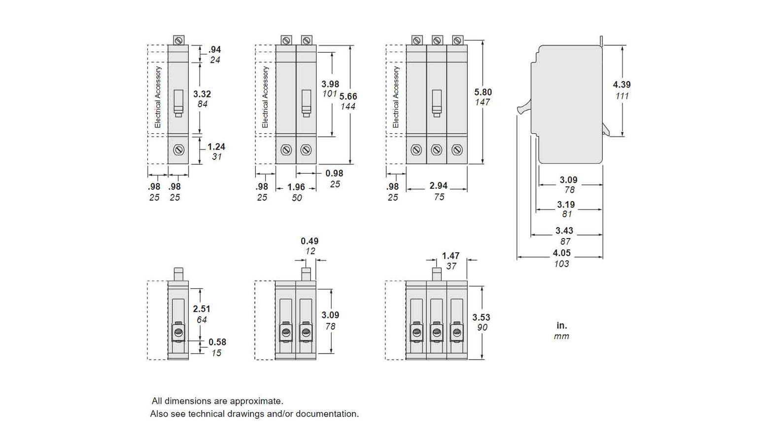 EDB14030EPD - Square D - Molded Case Circuit Breaker