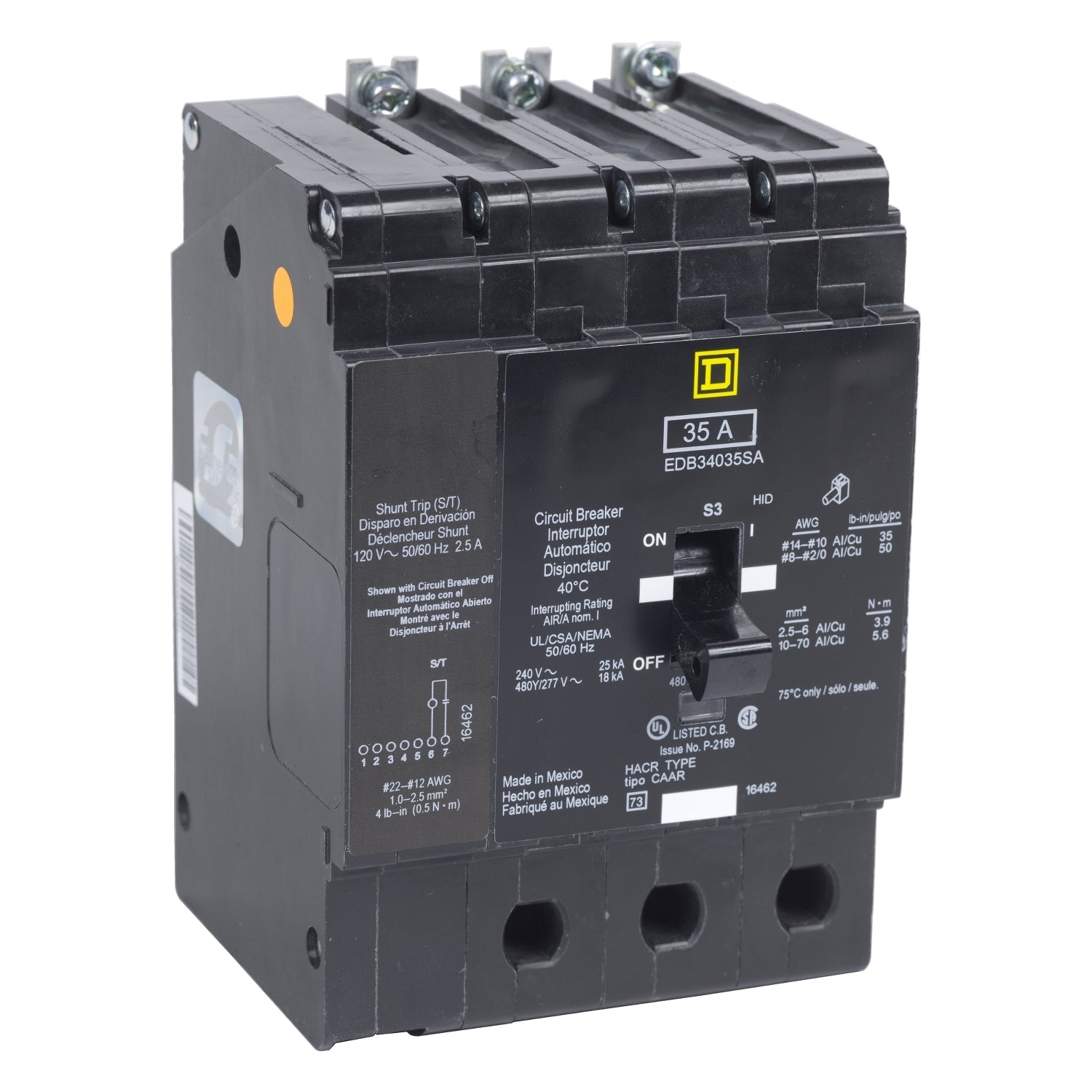 EDB34035SA - Square D - Molded Case Circuit Breakers