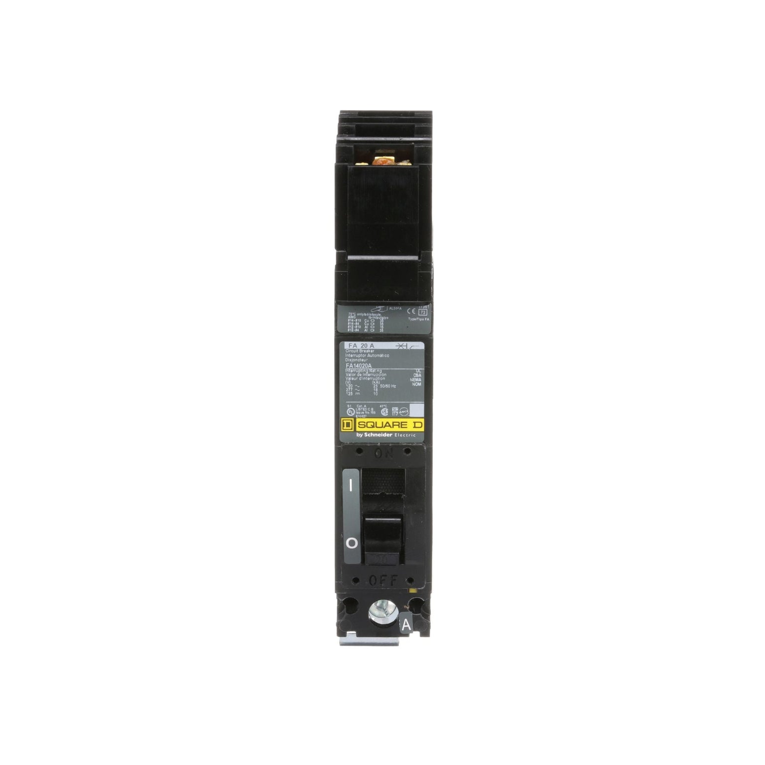 FA14020A - Square D - Molded Case Circuit Breakers