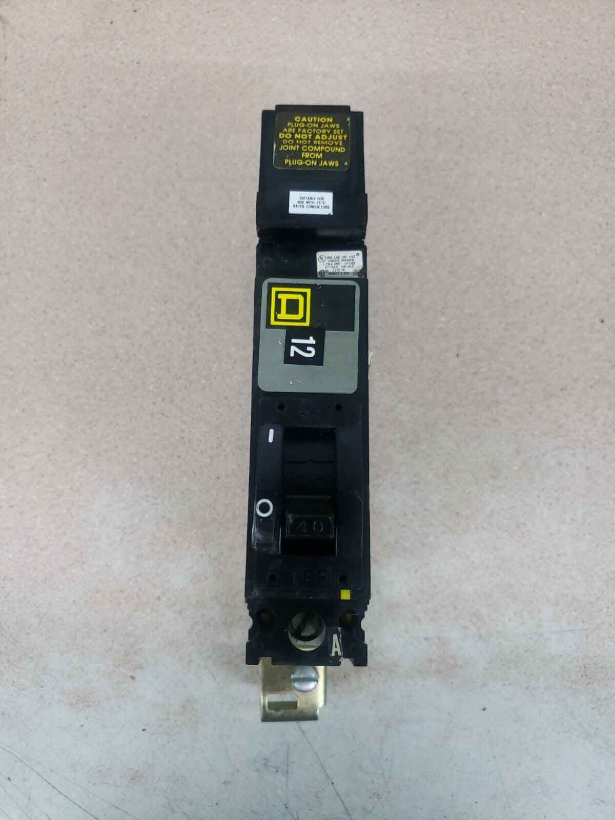 FA14040A - Square D - Molded Case Circuit Breakers
