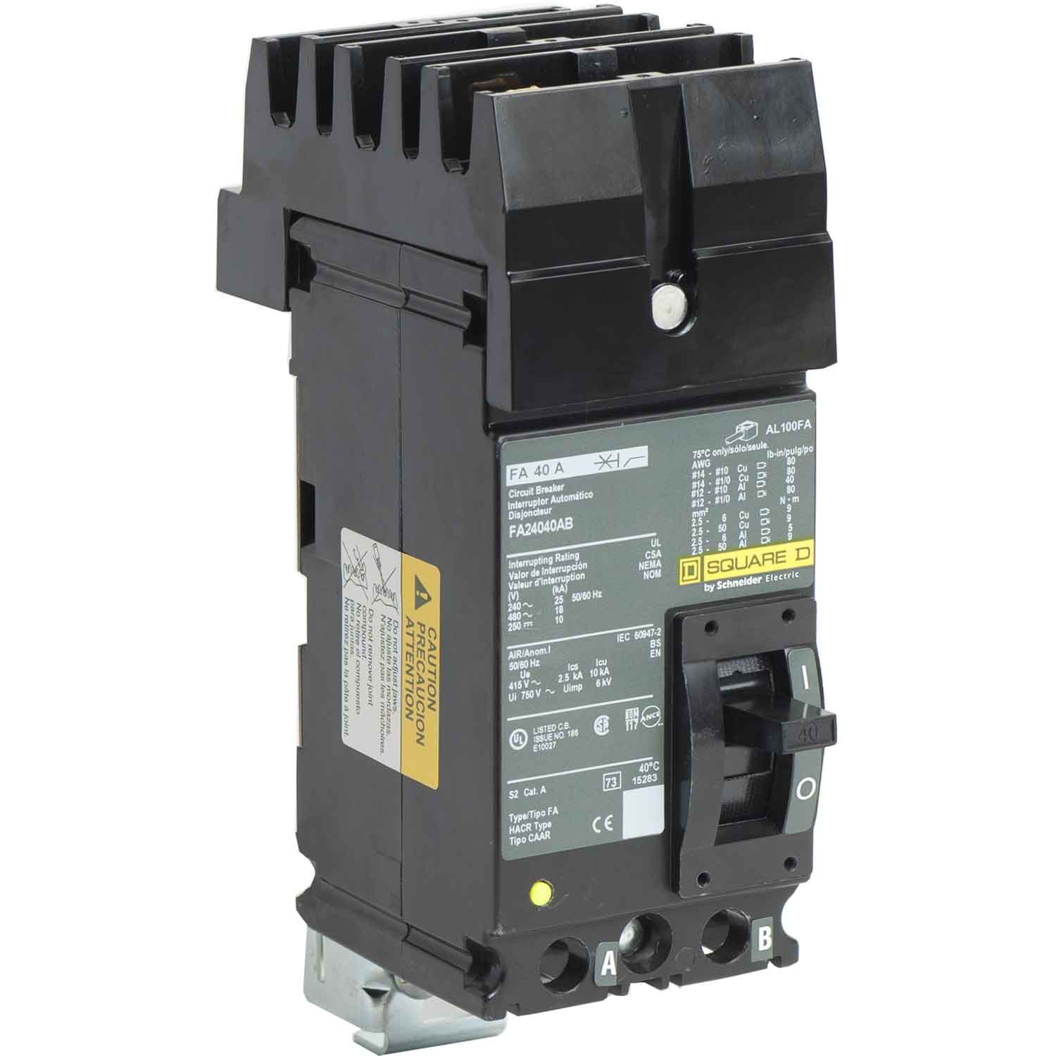 FA24040AB - Square D - Molded Case Circuit Breakers
