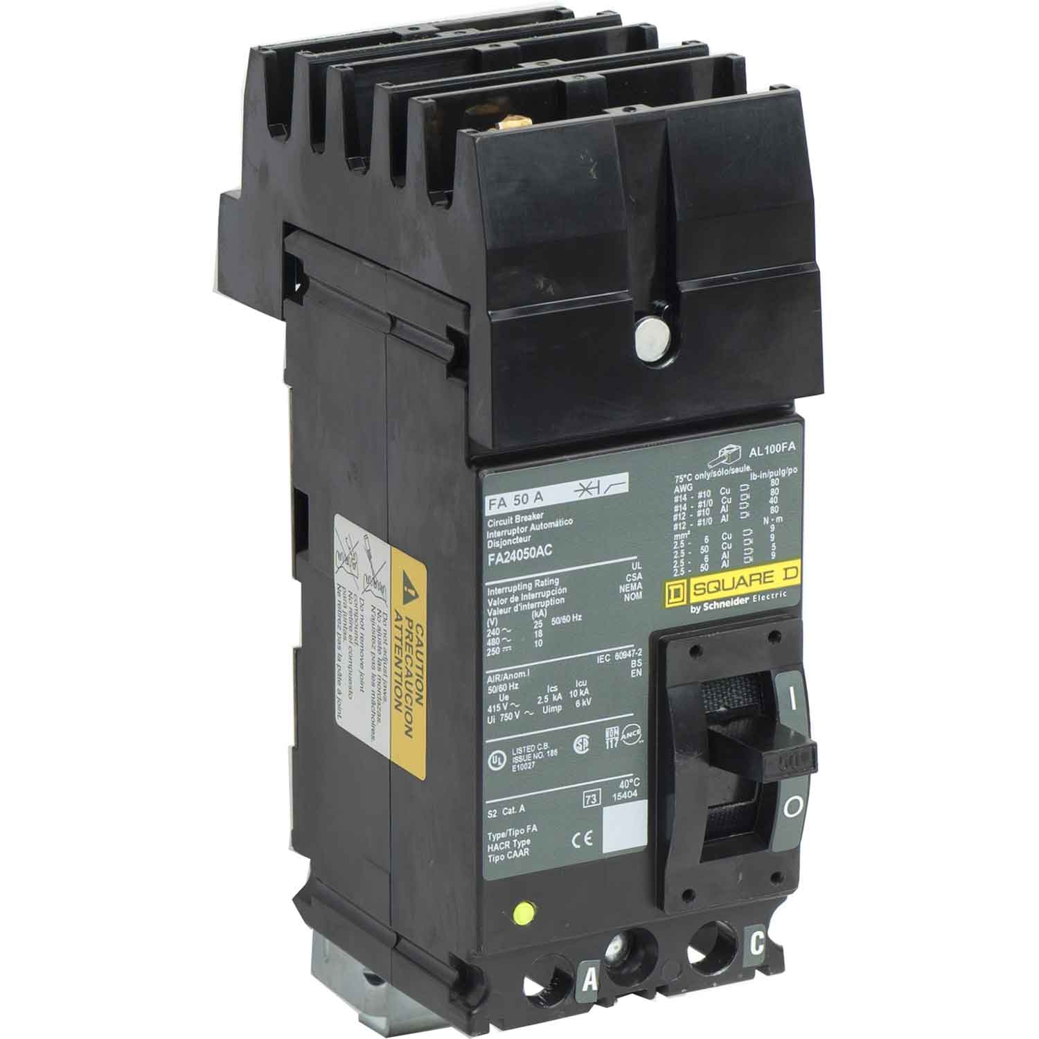 FA24050AC - Square D - Molded Case Circuit Breakers