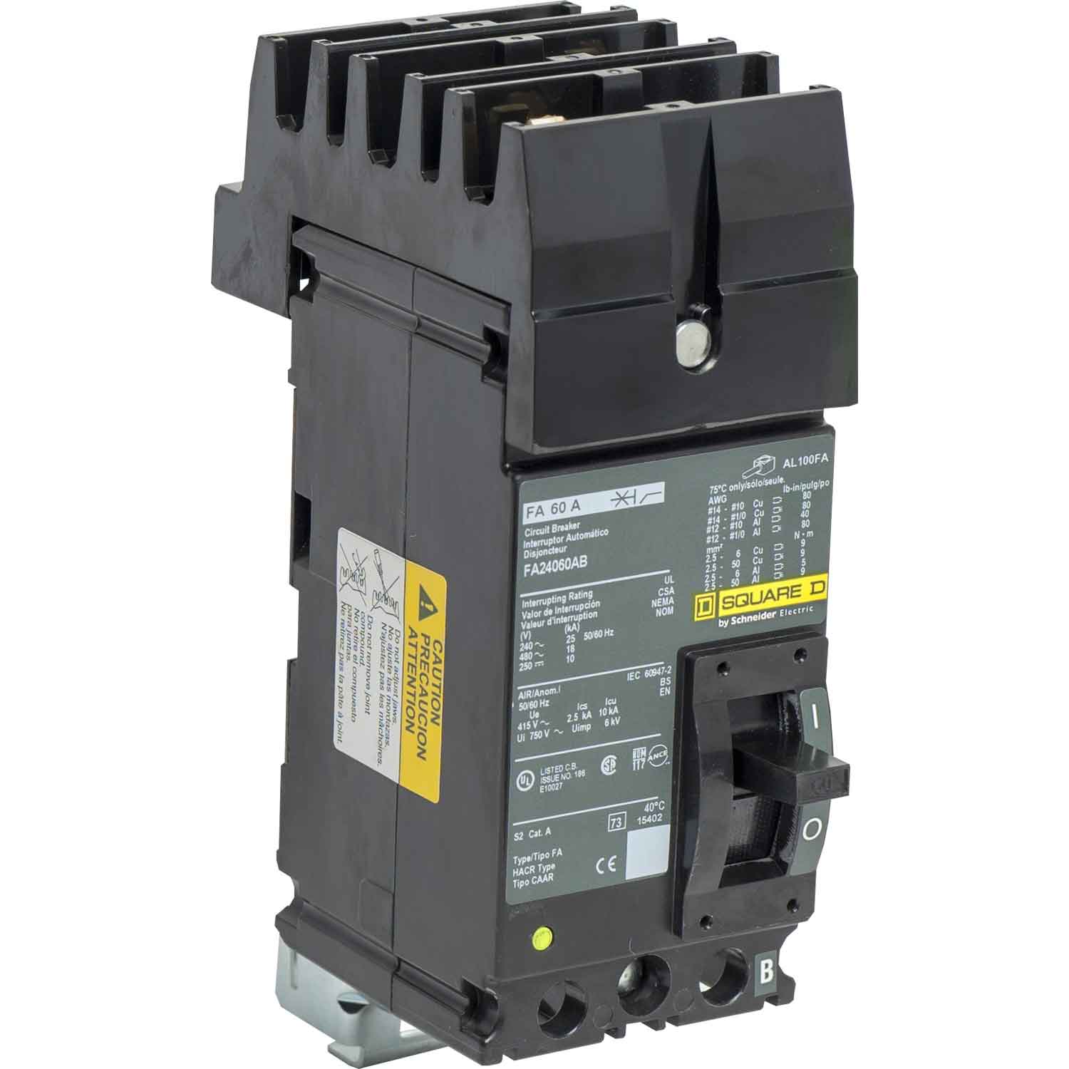 FA24060AB - Square D - Molded Case Circuit Breakers