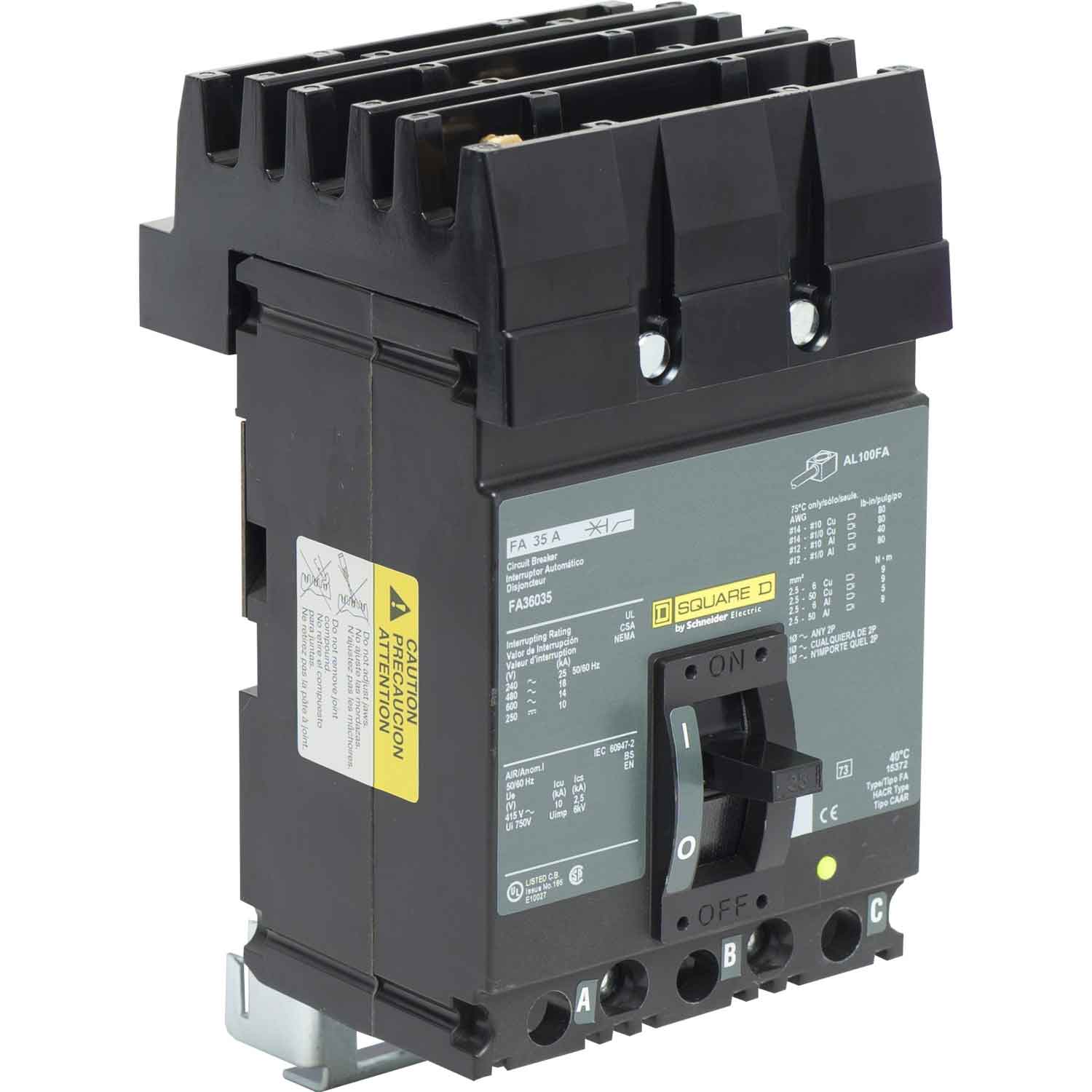 FA36035 - Square D - Molded Case Circuit Breakers