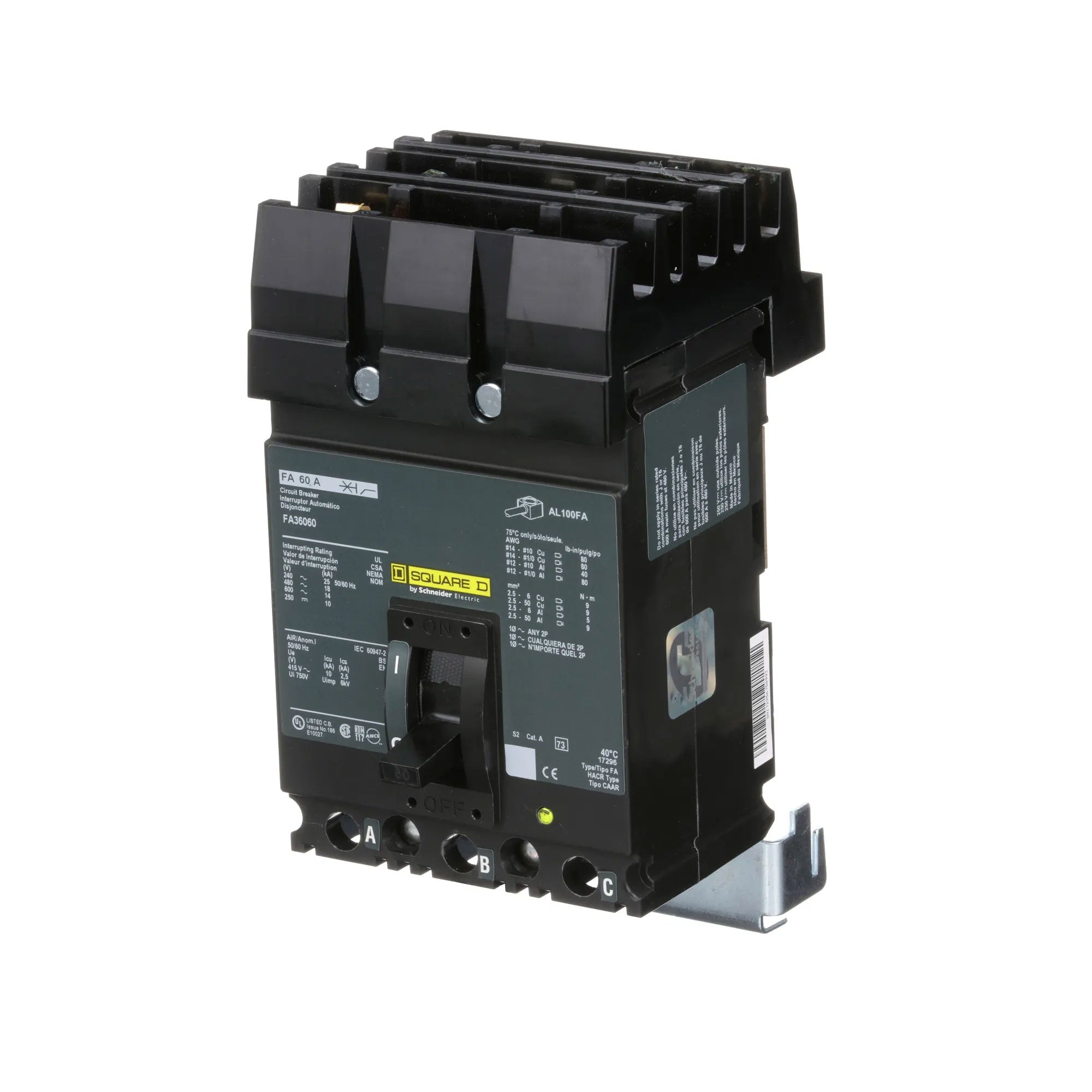 FA36060 - Square D - Molded Case Circuit Breaker – SimplyBreakers.com