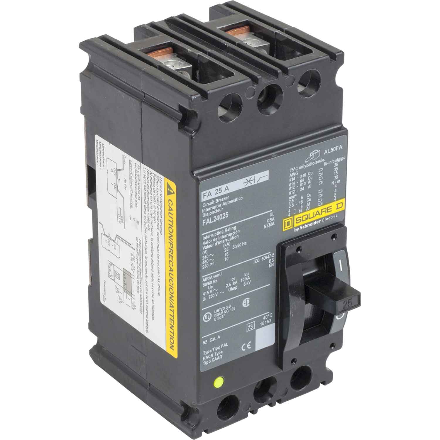 FAL24025 - Square D - Molded Case Circuit Breakers