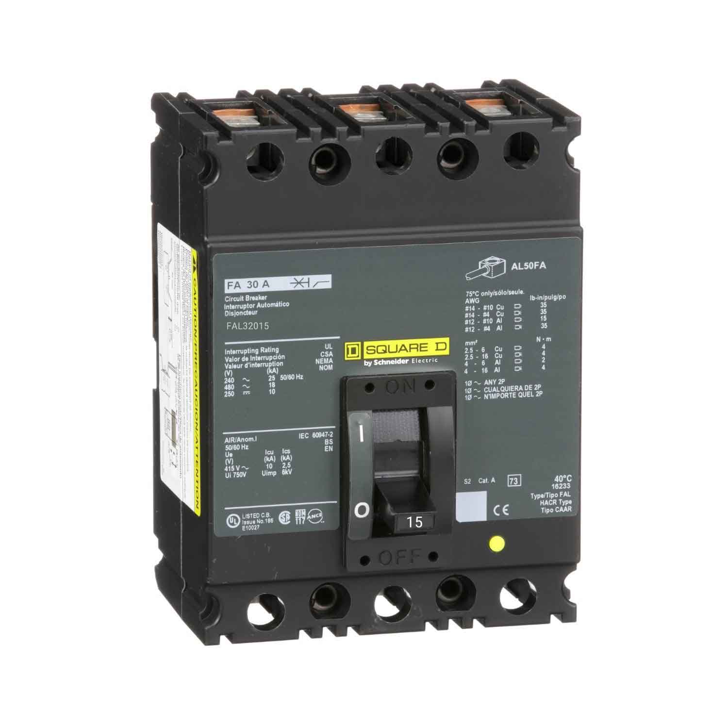FAL32015 - Square D - Molded Case Circuit Breakers