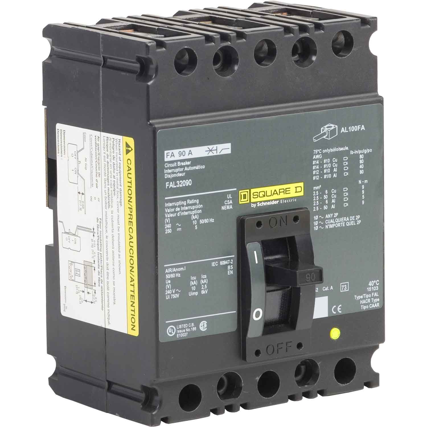 FAL32090 - Square D - Molded Case Circuit Breakers