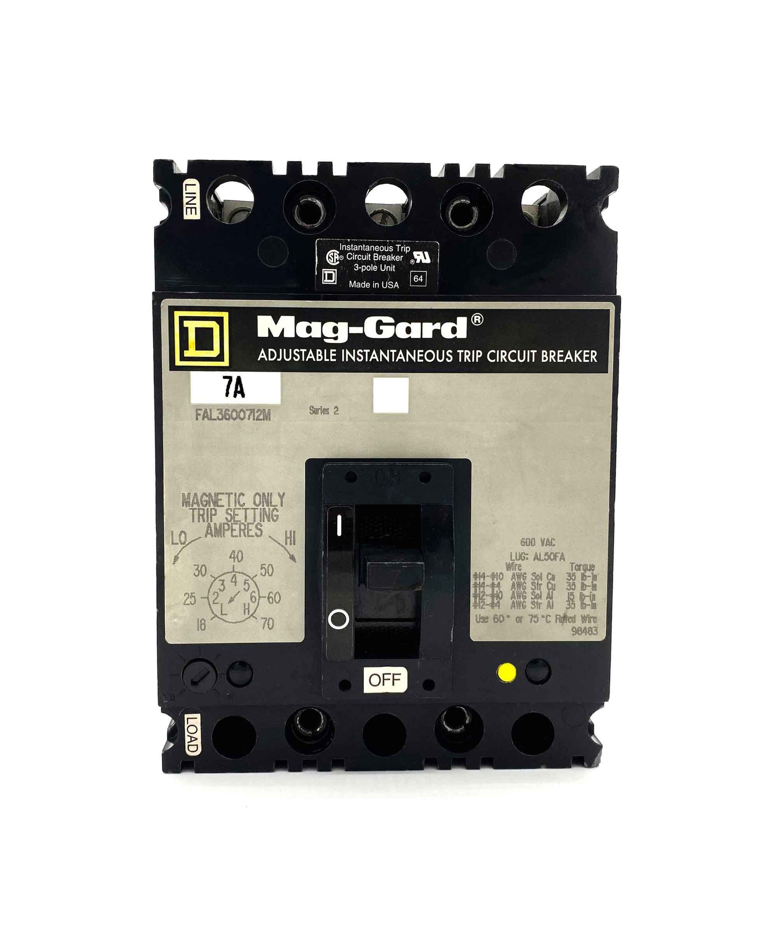 FAL3600712M - Square D - Molded Case Circuit Breakers