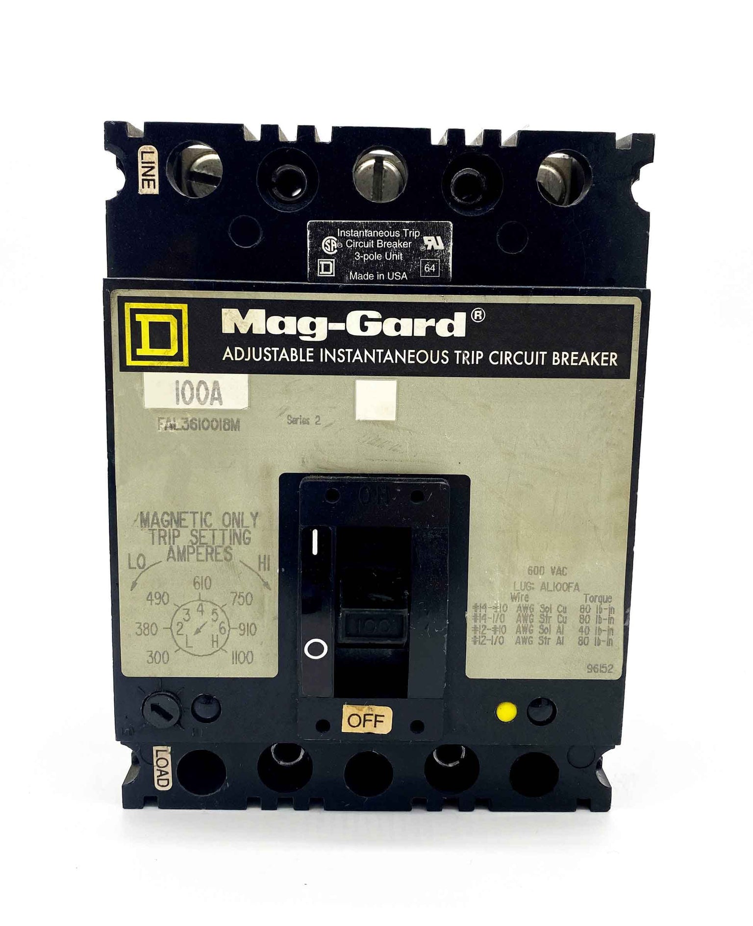 FAL3610018M - Square D - Molded Case Circuit Breakers