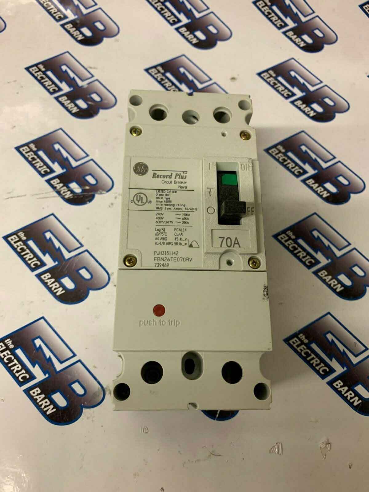 FBN26TE070RV - General Electrics - Molded Case Circuit Breakers