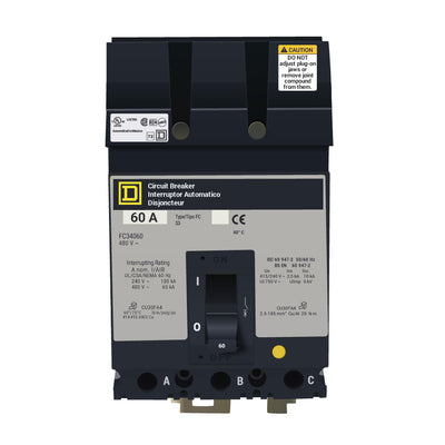 FC34060 - Square D - 60 Amp Molded Case Circuit Breaker