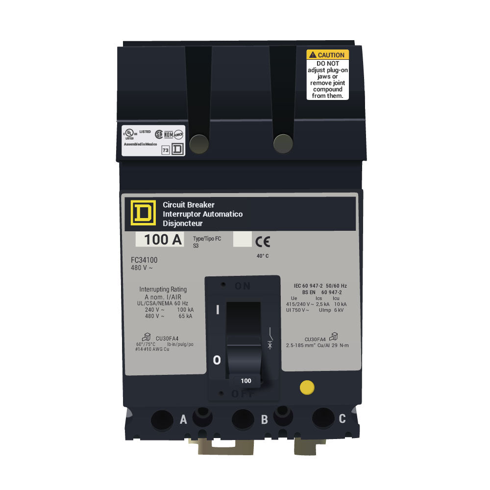 FC34100 - Square D - Molded Case Circuit Breakers