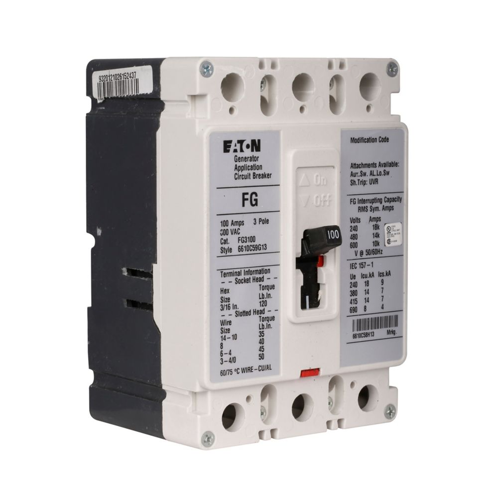 FG3150 - Eaton - Molded Case Circuit Breakers