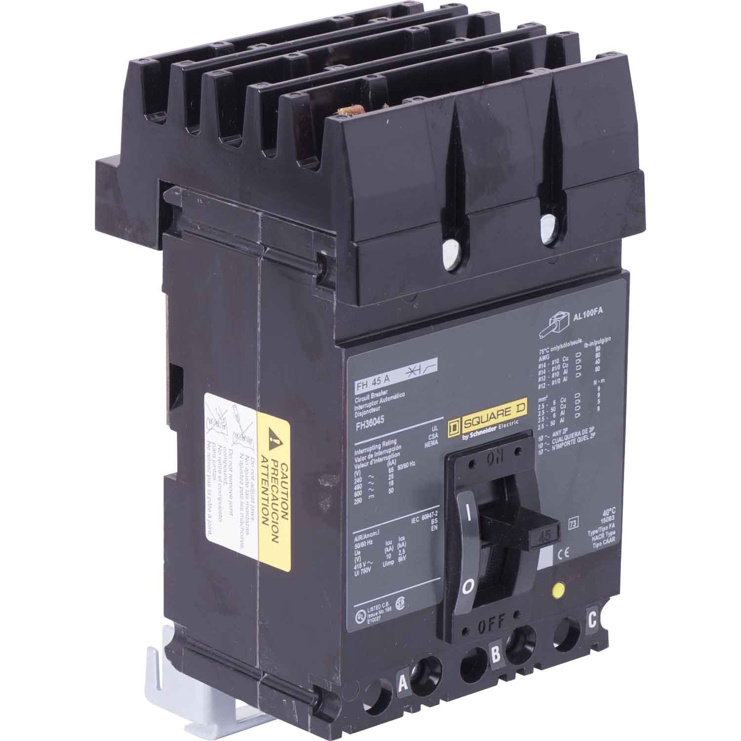 FH36045 - Square D - Molded Case Circuit Breakers