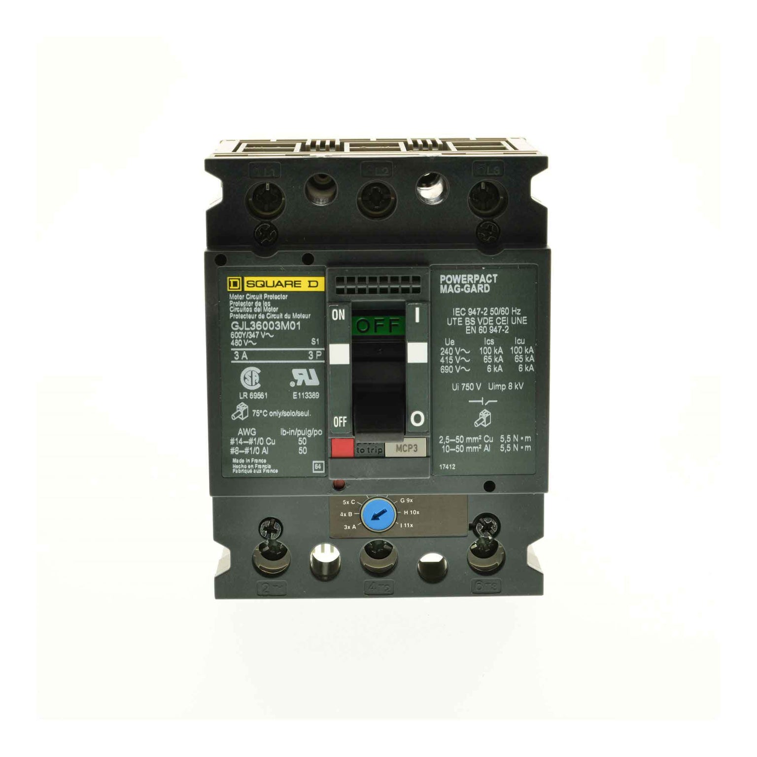 GJL36003M01 - Square D - Molded Case Circuit Breakers