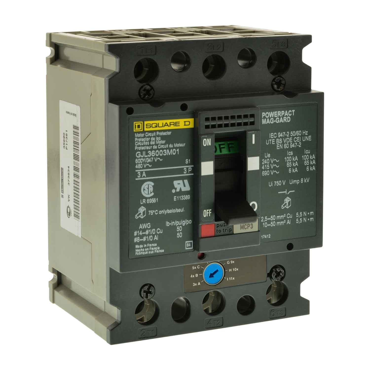 GJL36015M03 - Square D - Molded Case Circuit Breakers