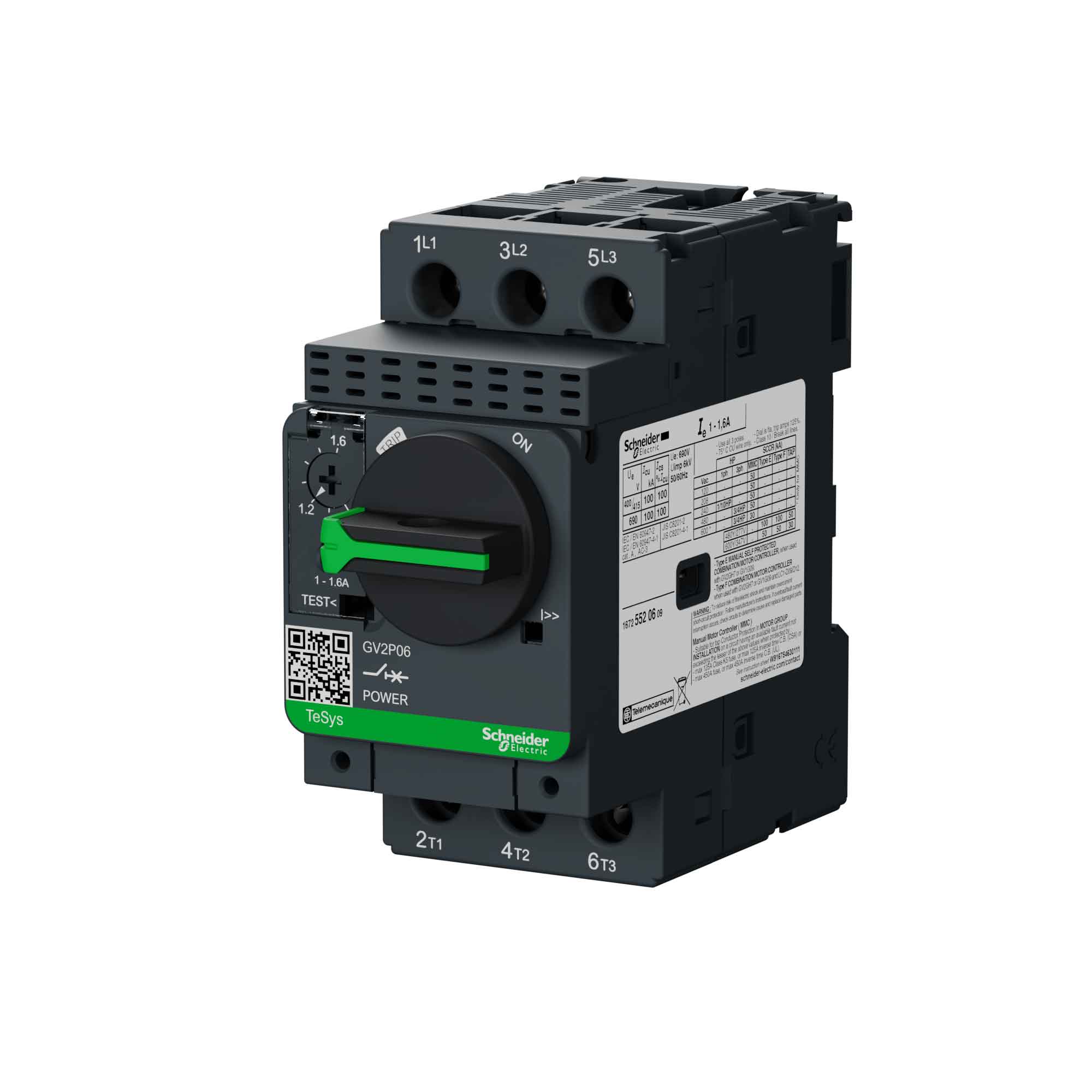 GV2P06 - Square D - Motor Starter – SimplyBreakers.com