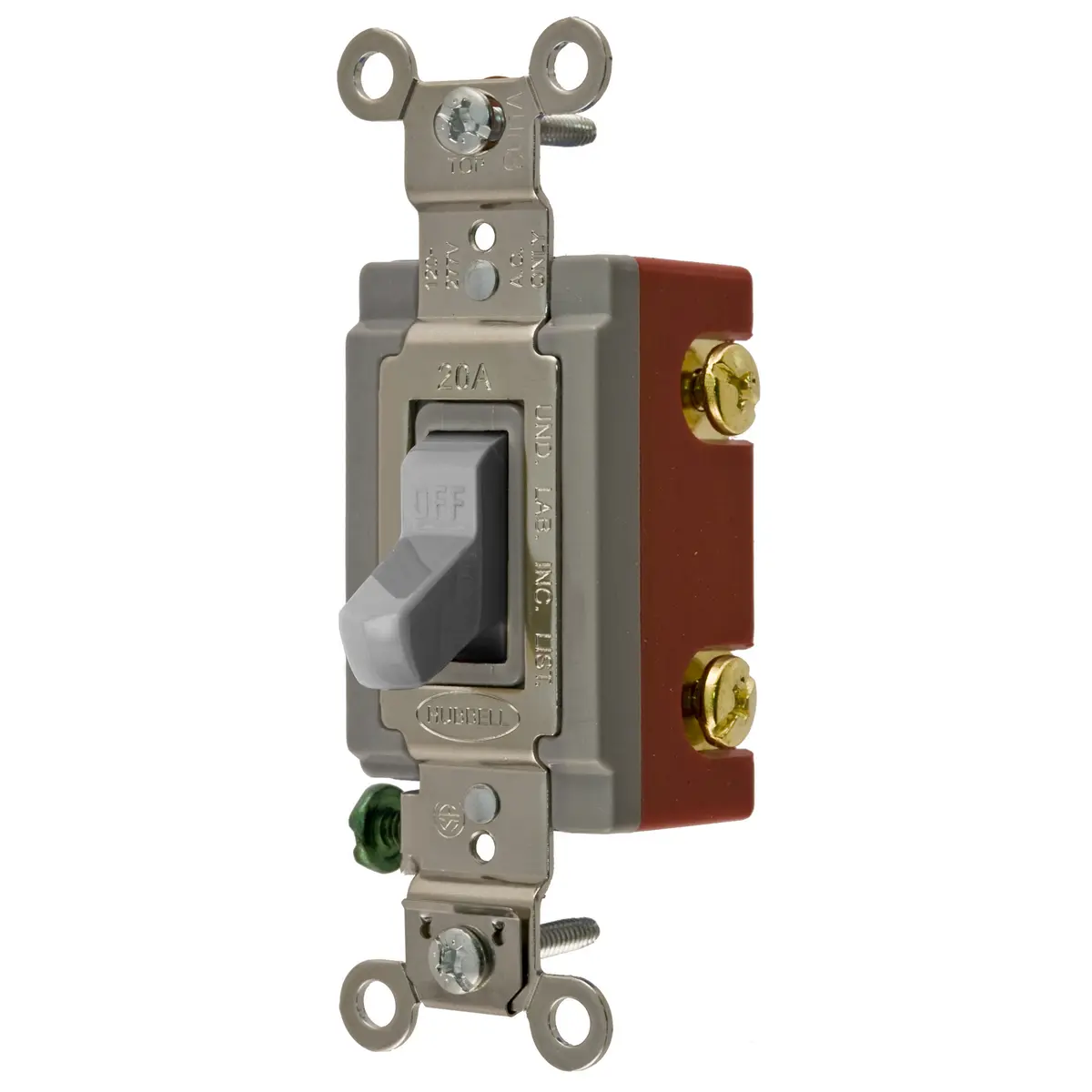 HBL1221GY - Hubbell Extra Heavy Duty Toggle Switches