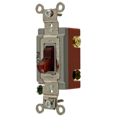 HBL1223PL - Hubbell Pilot Light Toggle Switches