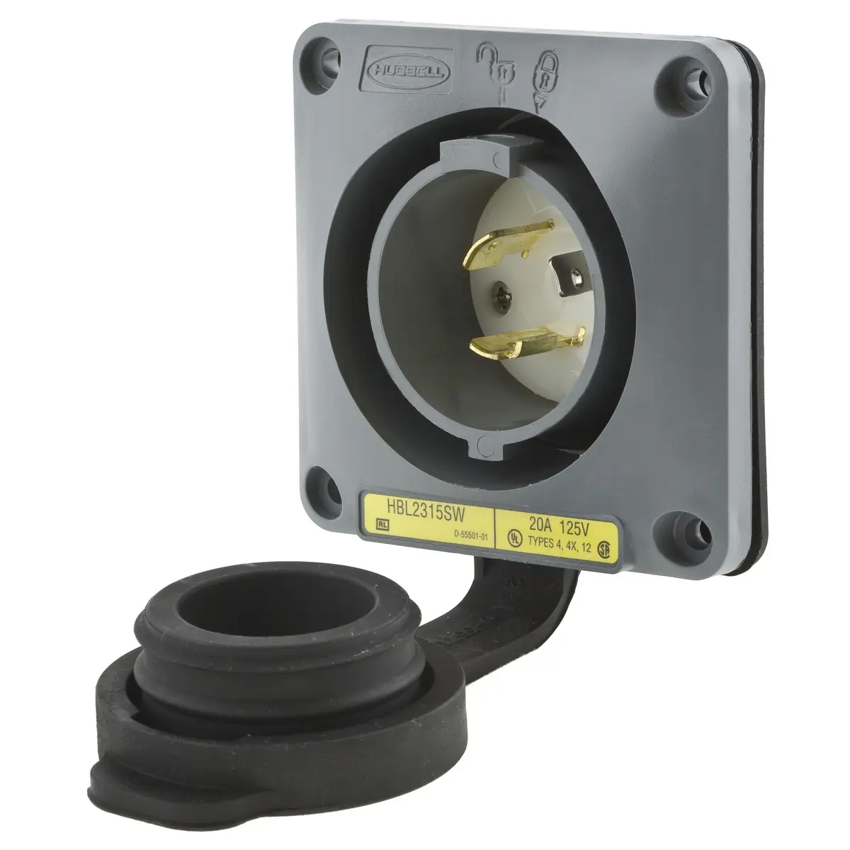 HBL2315SW - Hubbell Locking Devices, Twist-Lock