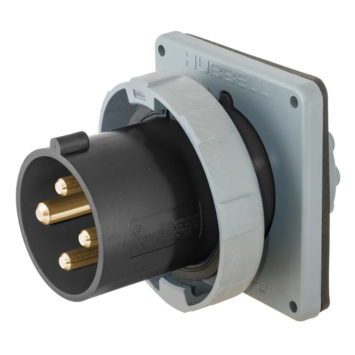 Hubbell Generator Inlet HBL4100B5W - Hubbell - Watertight Inlet – SimplyBreakers.com