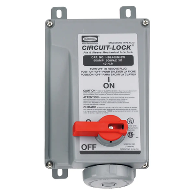 HBL460MI5W - Hubbell - Mechanical Interlock