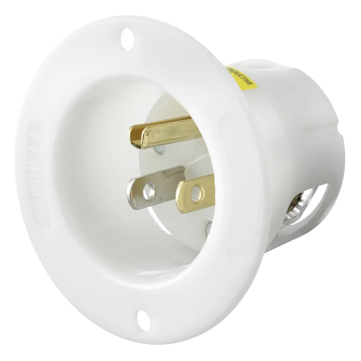 Hubbell Generator Inlet HBL5278C - Hubbell - Flanged Inlet – SimplyBreakers.com