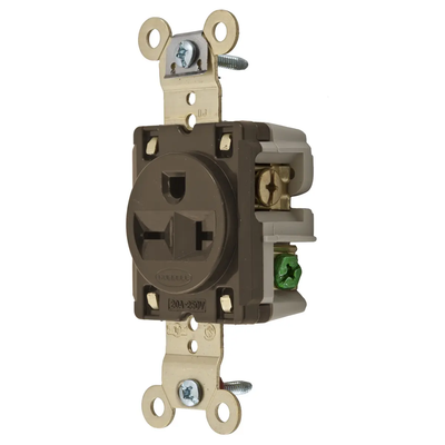HBL5461 - Hubbell - Single Receptacle