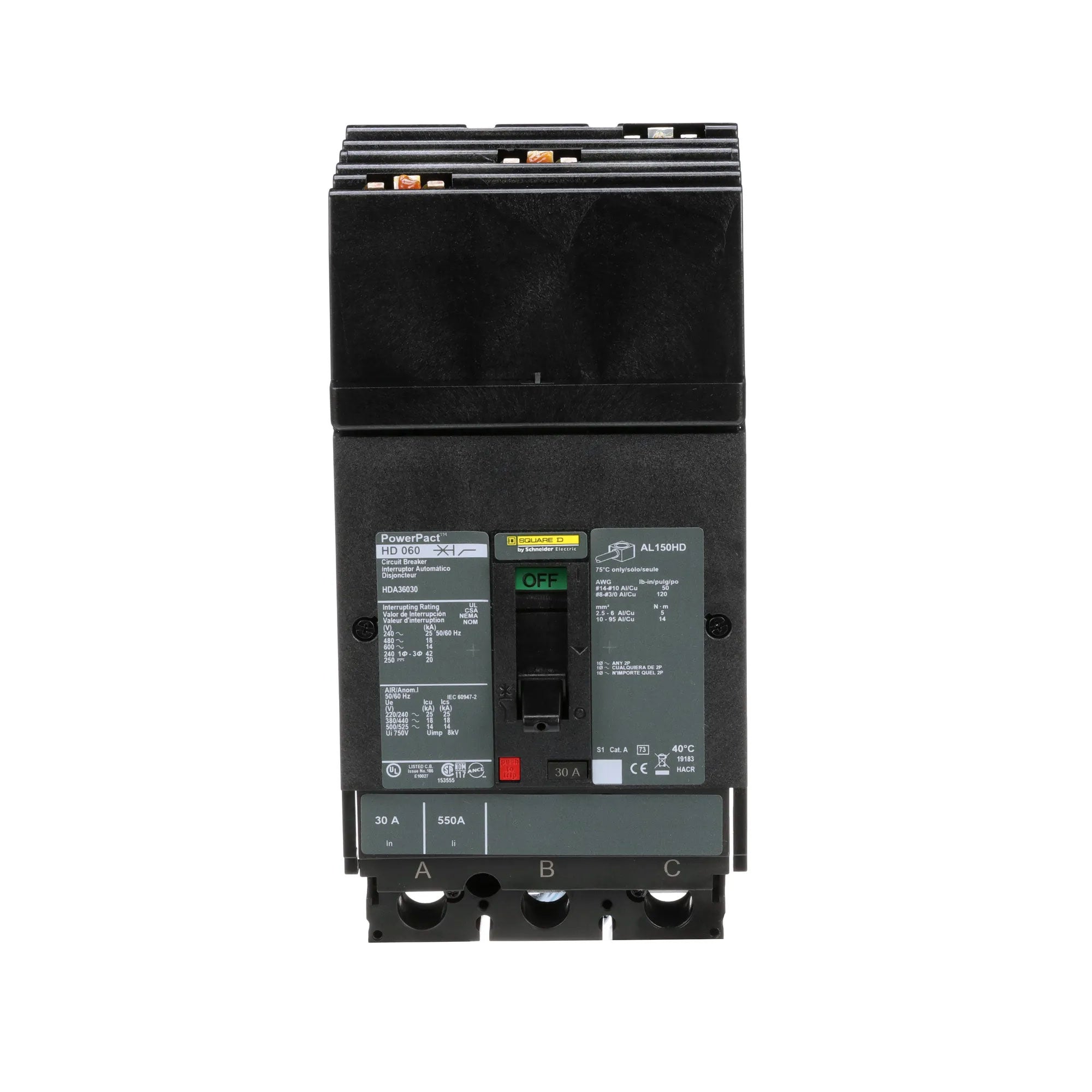 HDA36030 - Square D - Molded Case Circuit Breaker – SimplyBreakers.com