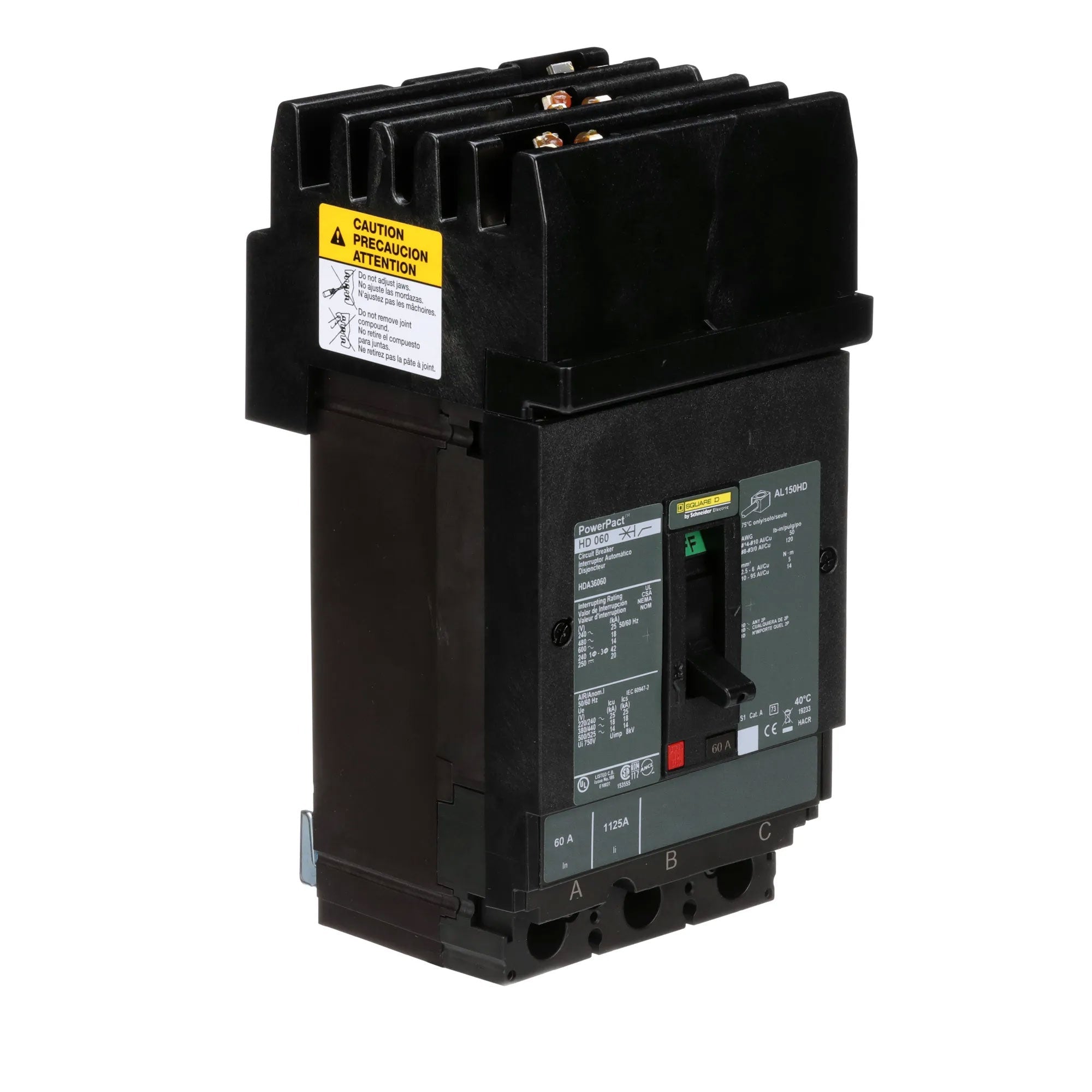 HDA36060 - Square D - Molded Case Circuit Breaker – SimplyBreakers.com