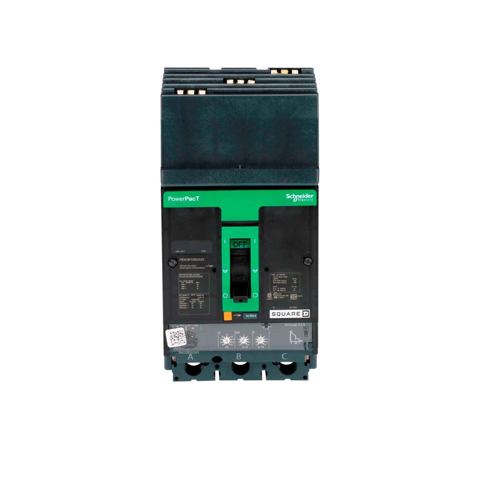 HDA36150U33X - Square D - Molded Case Circuit Breakers