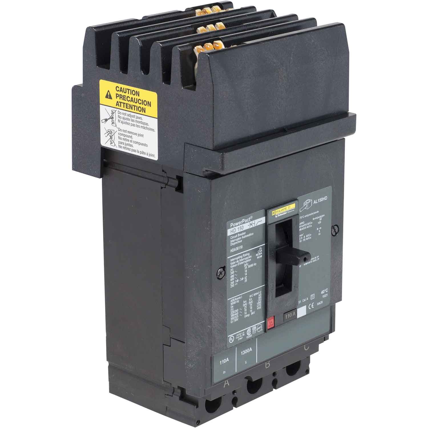 HDA36150U44X - Square D - Molded Case Circuit Breakers