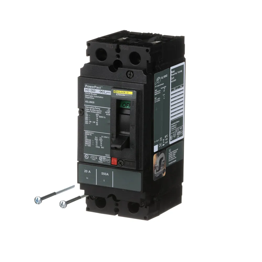 HDL26020 - Square D - Molded Case Circuit Breakers