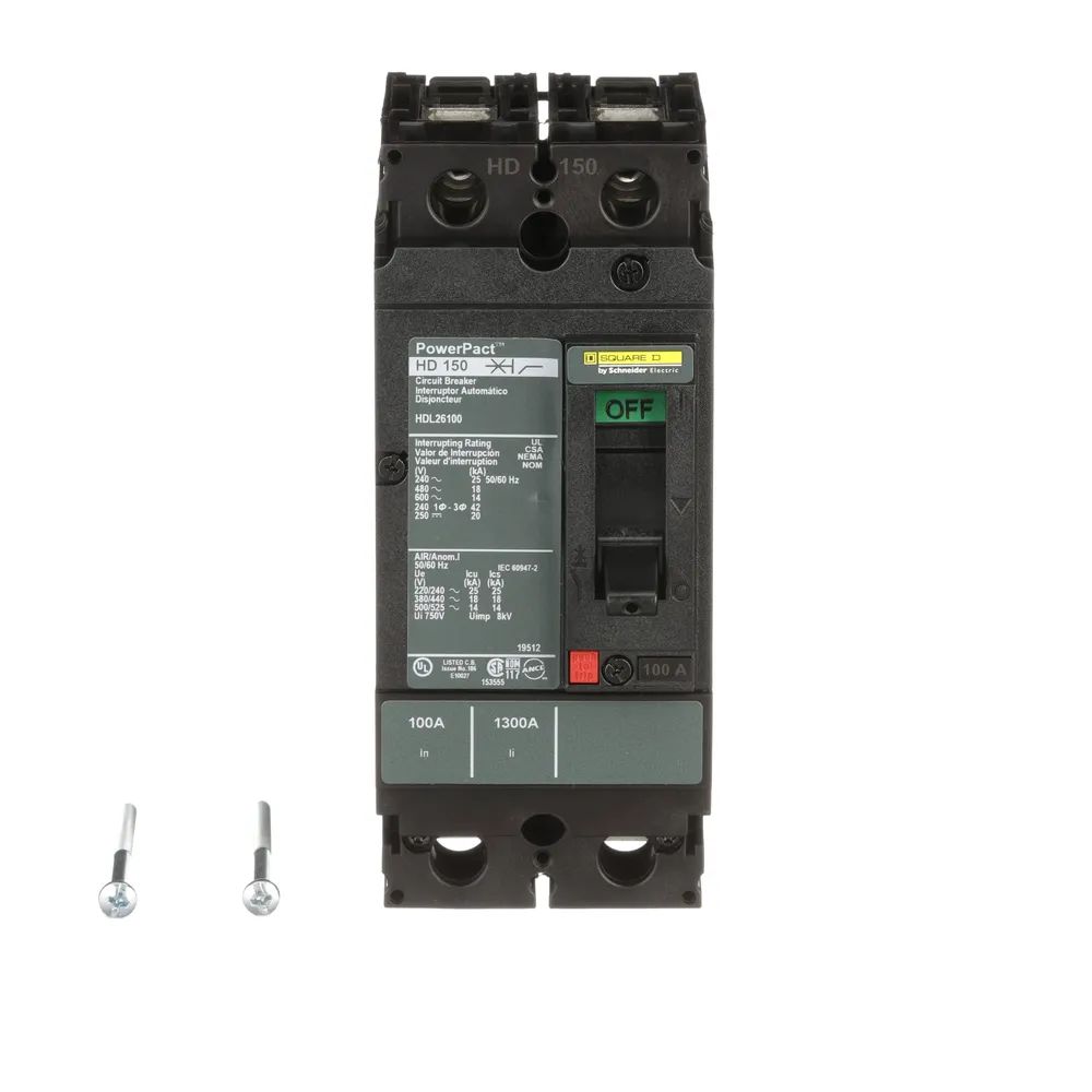 HDL26100 - Square D - Molded Case Circuit Breakers