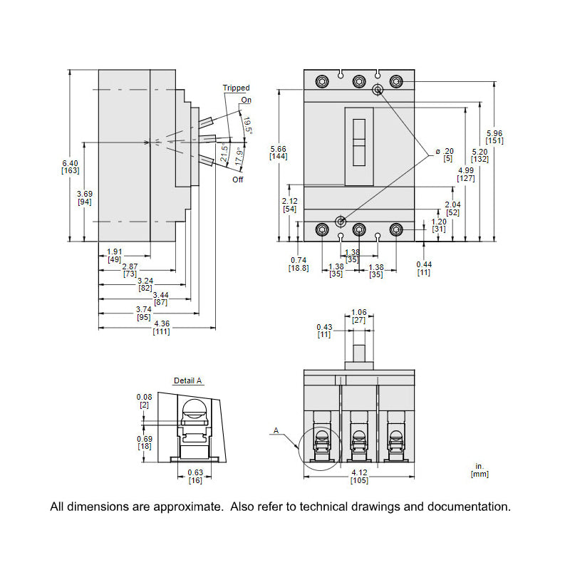HDL36070 - Square D - Molded Case Circuit Breaker
