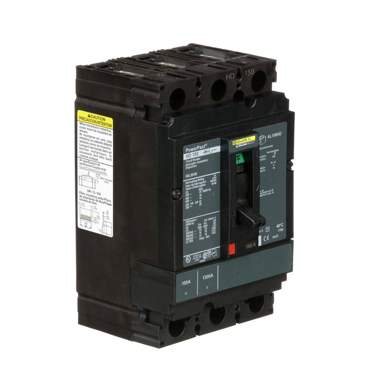HDL36100 - Square D - Molded Case Circuit Breaker – SimplyBreakers.com