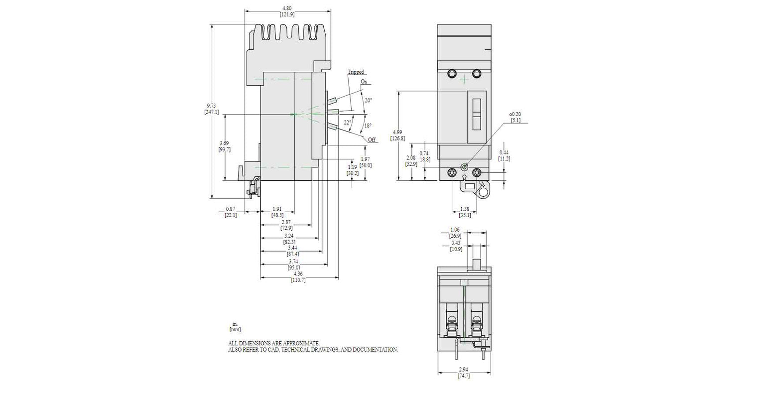 HGA260401 - Square D - Molded Case
 Circuit Breakers