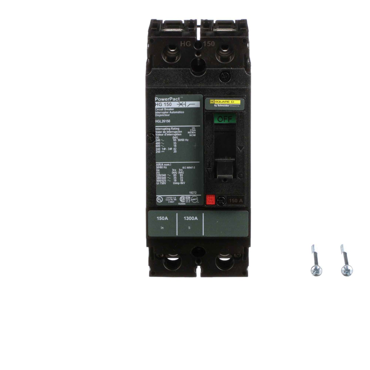 HGL26150 - Square D - Molded Case Circuit Breakers